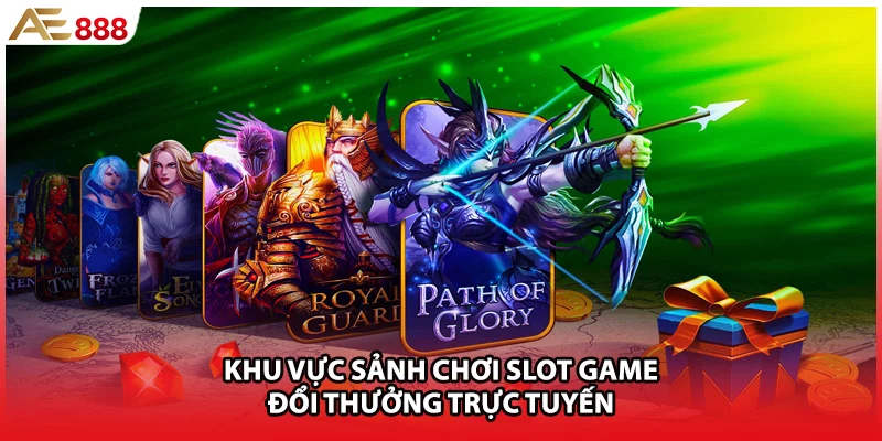 Khu vực sảnh chơi slot game đổi thưởng trực tuyến