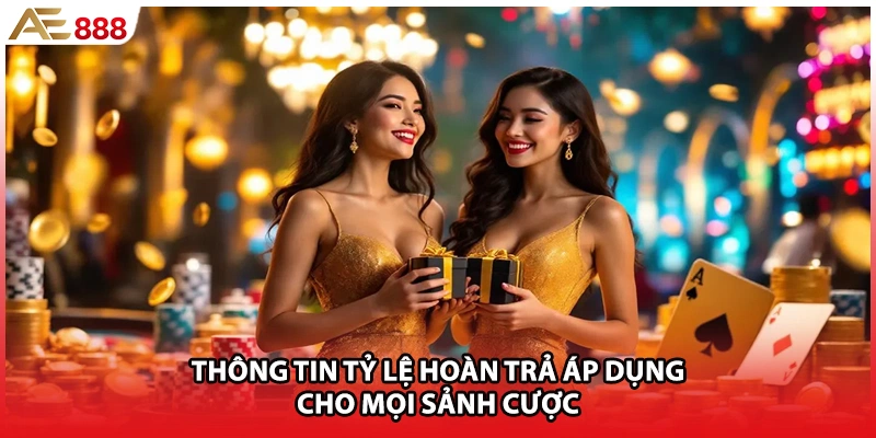Thông tin tỷ lệ hoàn trả áp dụng cho mọi sảnh cược